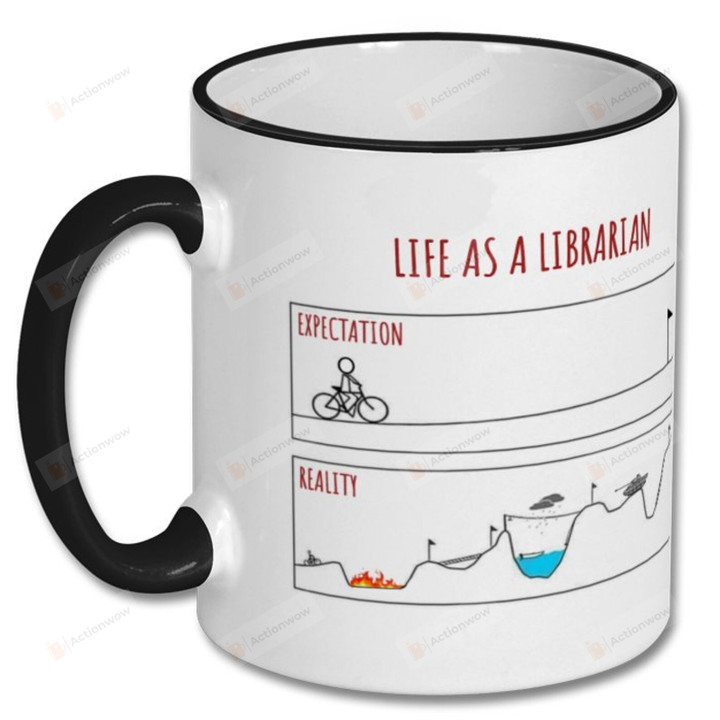 Like As A Librarian Coffee Mug, Librarian Gifts Coffee Mug