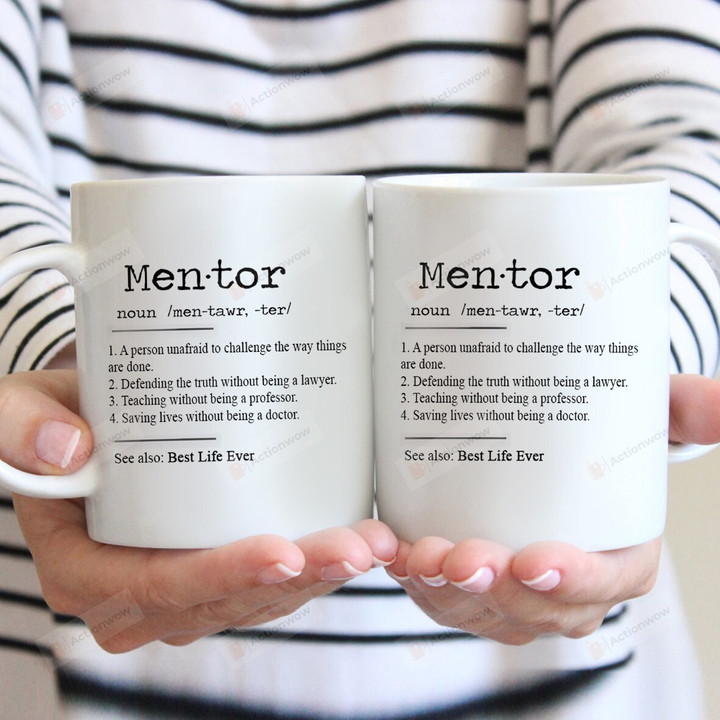 Mentor Mug, Mentor Definition Dictionary Coffee Mug