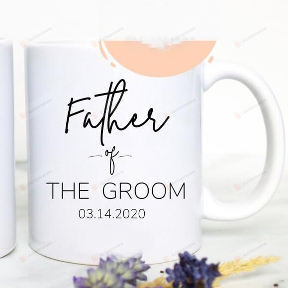 (Father Of The Groom) Mother Of The Groom Individual Or Mug Set, Gift For Father Of The Groom, Mother Of The Groom Mug, Parents Wedding Gift, Wedding Gift For Man, Thank Gift For Dad Gift