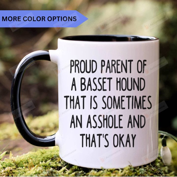 Basset Hound Mug, Gift For Basset Hound Mom, Gift For Basset Hound Dad, Basset Hound Gift