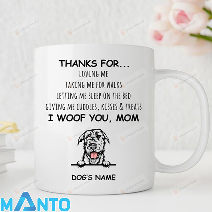 Personalized - Irish Wolfhound Mother's Day Mug 6