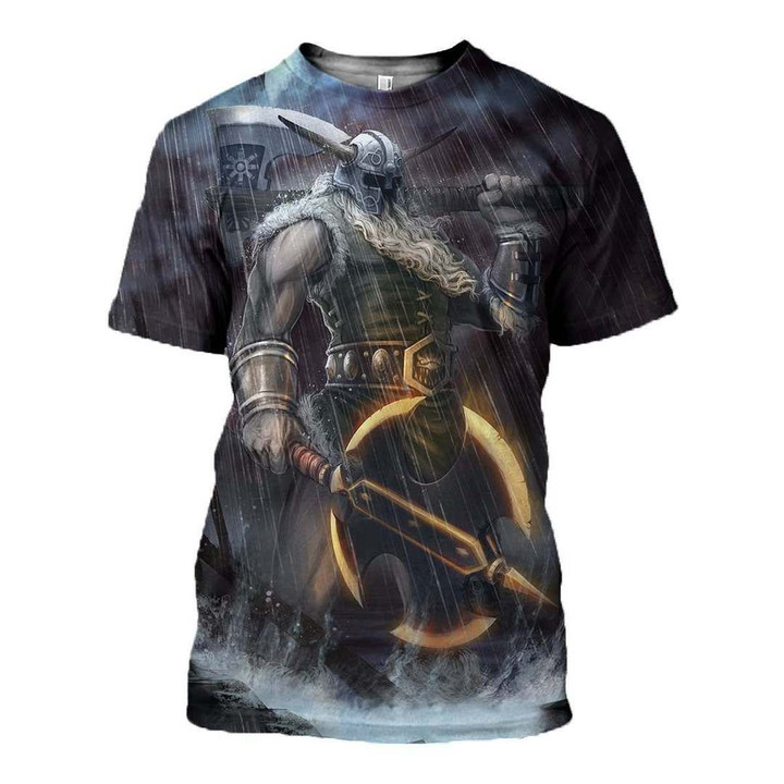 3D All Over Printed Viking Warrior Clothes
