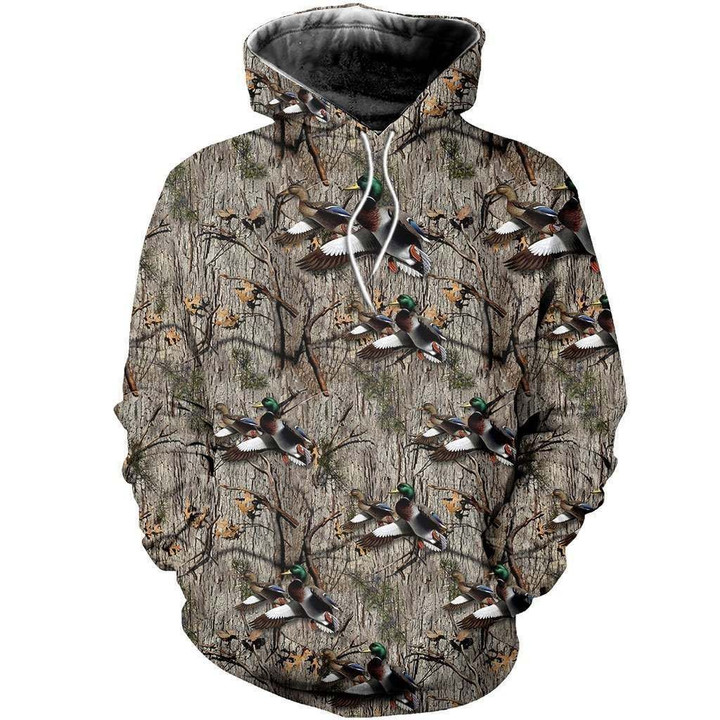 3D All Over Printed Hunting Duck Shirts
