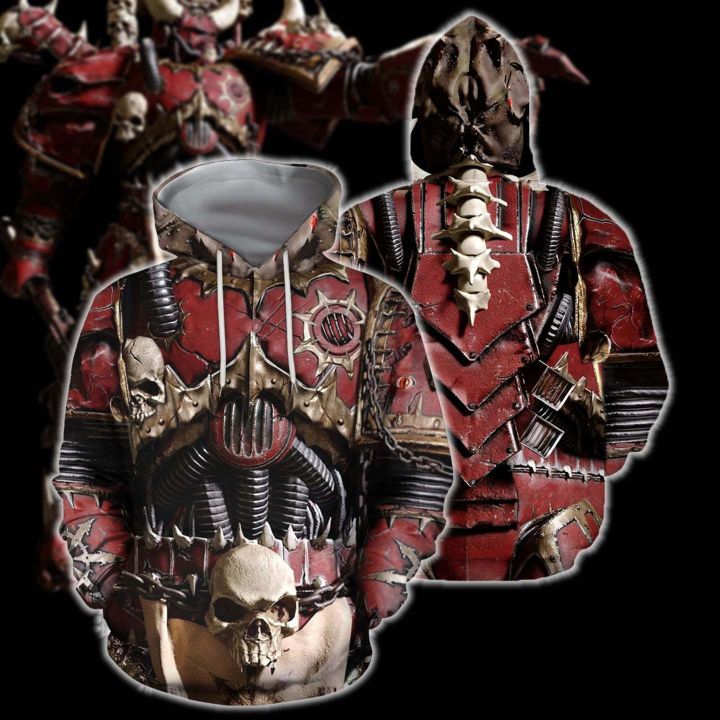 3D All Over Printed Chaos Space Marines Armor