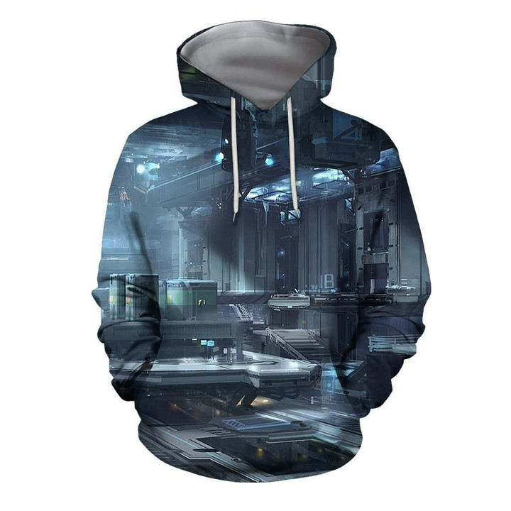 3D All Over Print Halo Hoodie