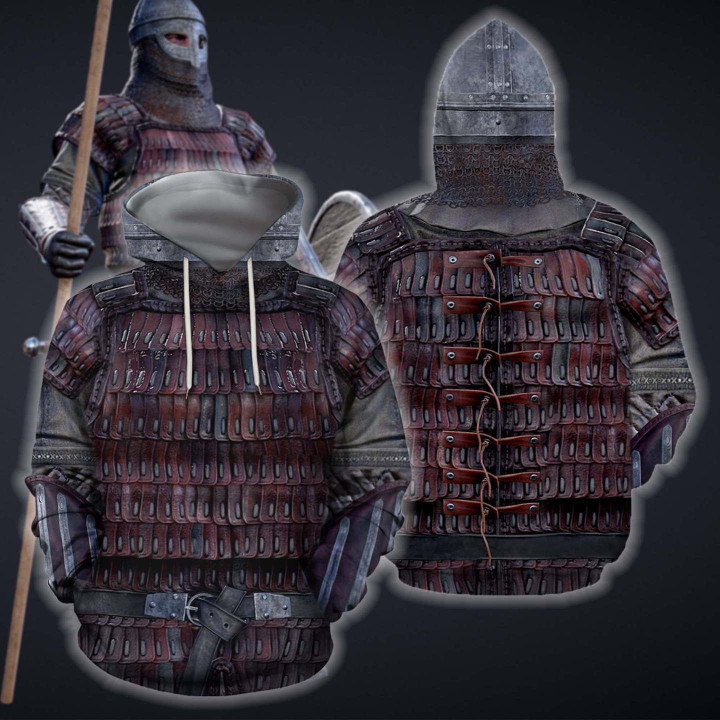 3D All Over Printed Vikings Armor Tops