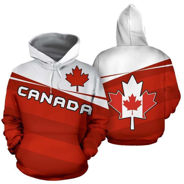 Canada Maple Leaf Hoodie - Vivian Style J9