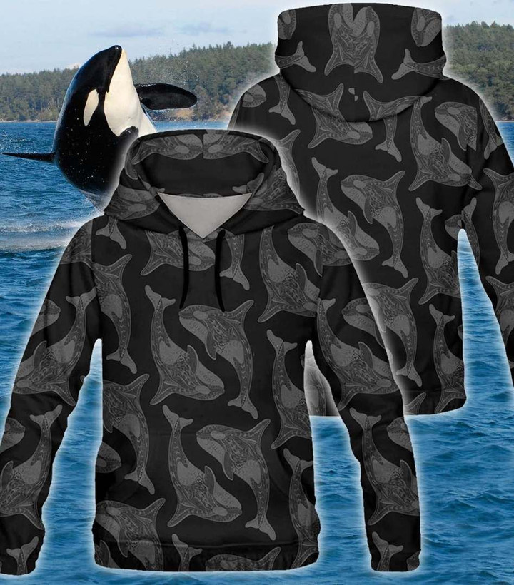 3D ALL OVER PRINT ORCAS HOODIES