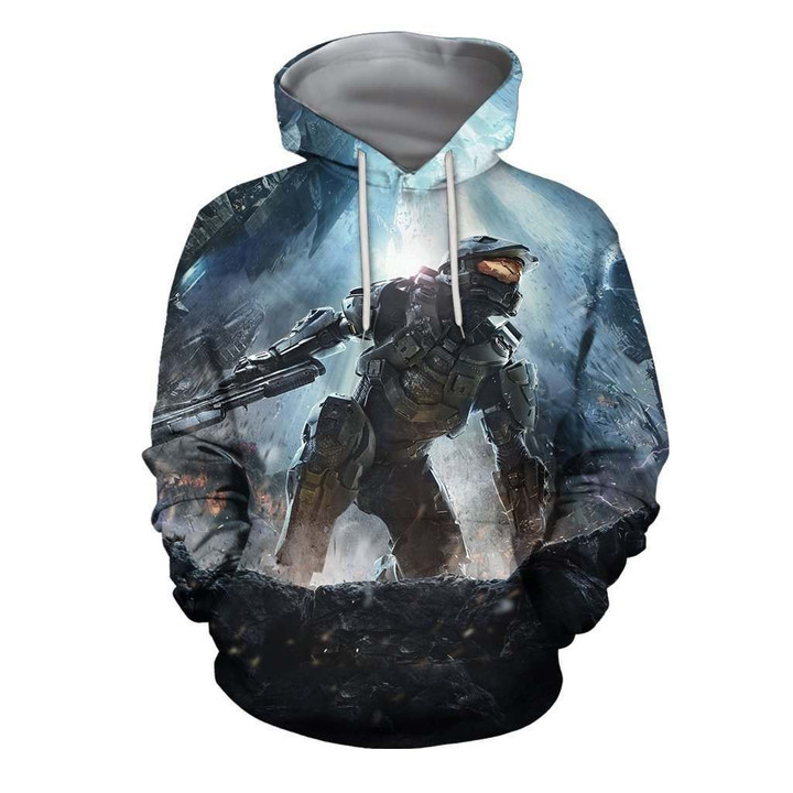 3D All Over Print Halo Game Hoodie