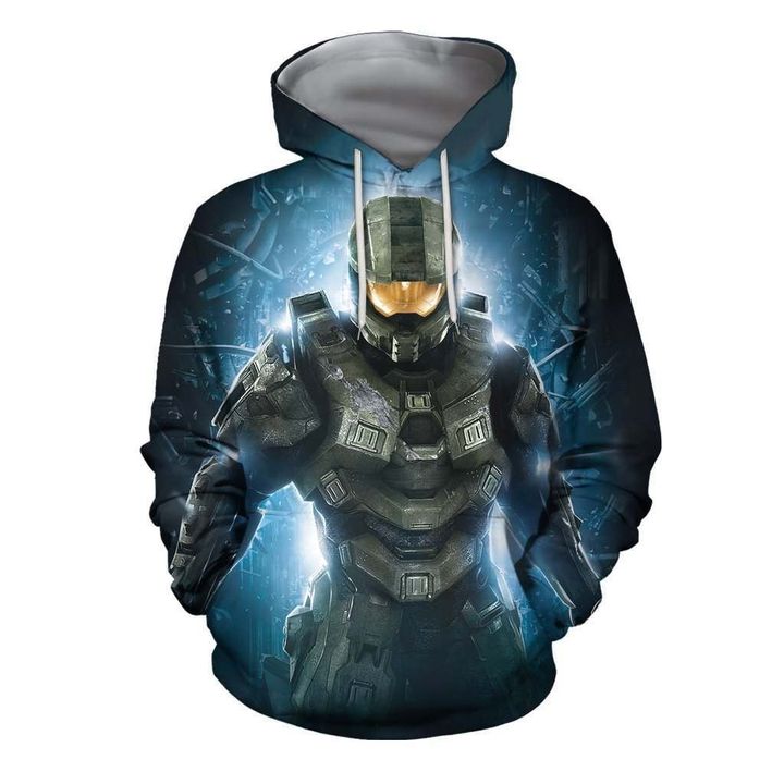 3D All Over Print Game Halo Hoodie