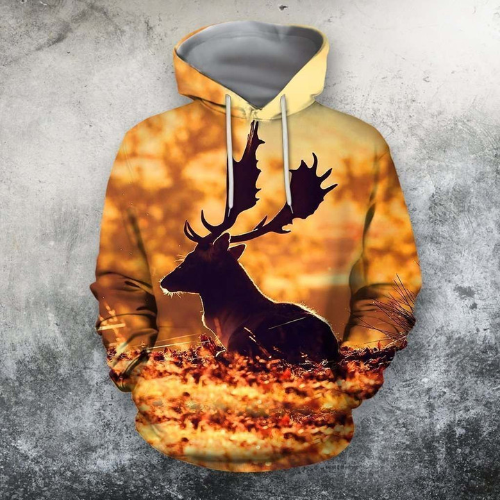 3D All Over Print Deer Autumn Shirts