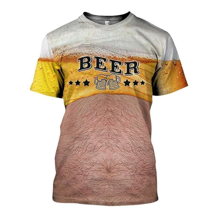 3D All Over Printed Beer Shirts and Shorts