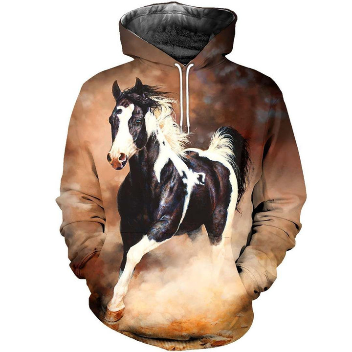 3D All Over Printed Pinto Horse Shirts