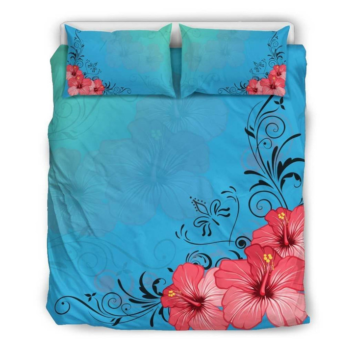 Hawaii Hibiscus Pattern Bedding Set - AH