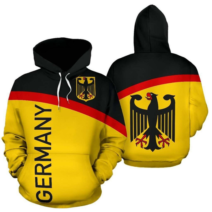 Germany All Over Hoodie - Curve Version - BN09