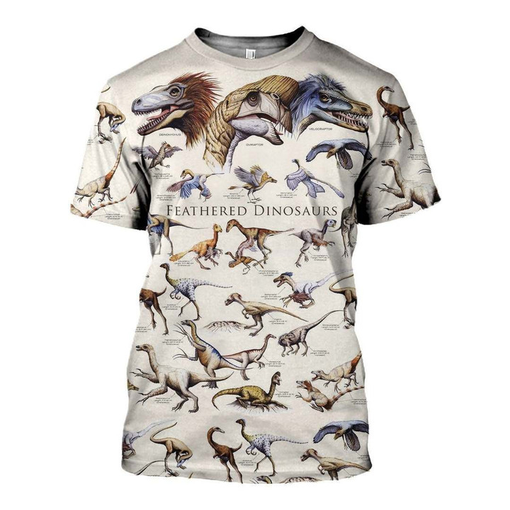 3D All Over Printed Dinosaurs Shirts And Shorts