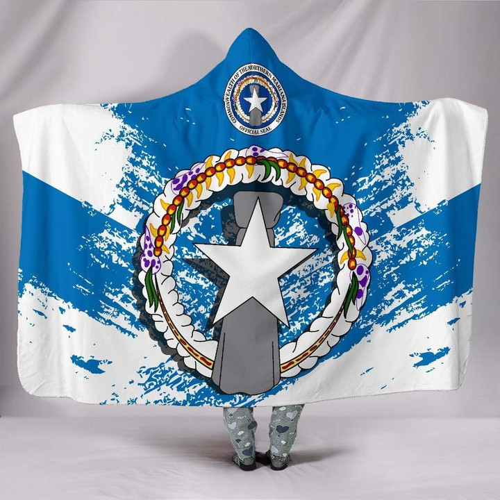 Northern Mariana Islands Special Hooded Blanket