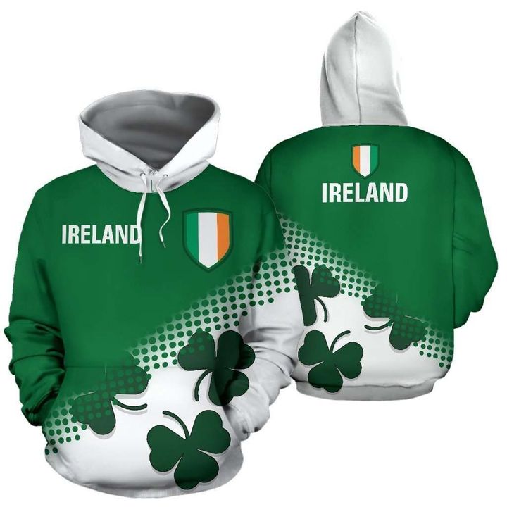 Ireland Hoodie shamrock - Sports Style
