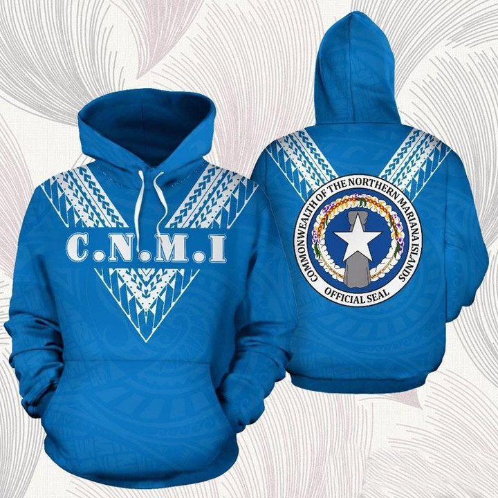Northern Mariana Islands All Over Hoodie