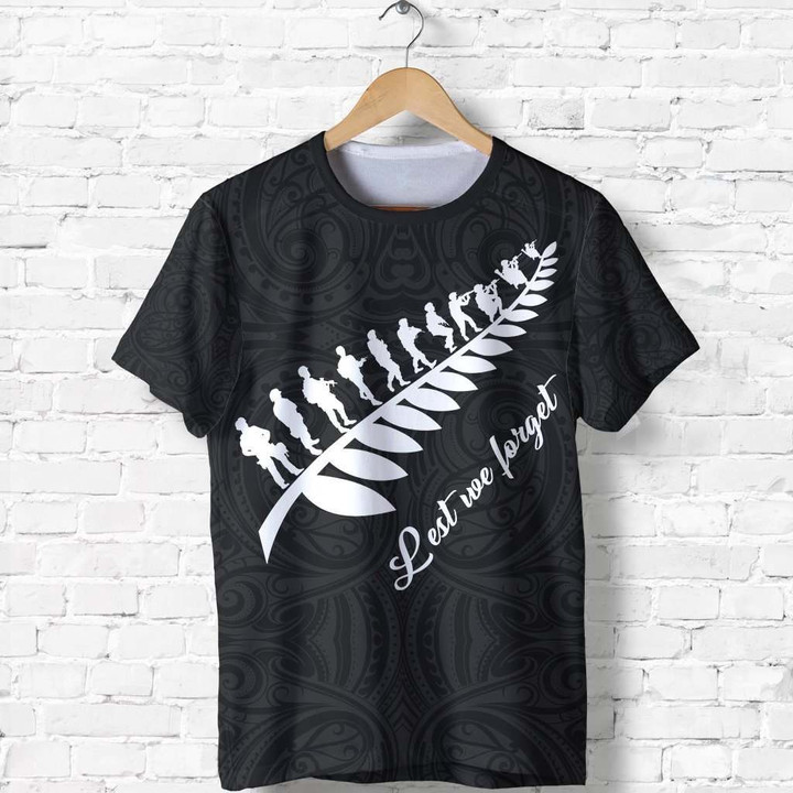 Lest We Forget - New Zealand T shirt K5