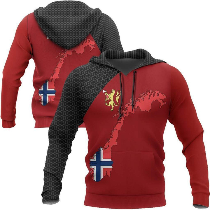 Norway Map Special Hoodie A5
