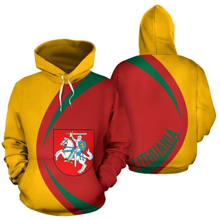 Lithuania Coat Of Arms All Over Print Hoodie