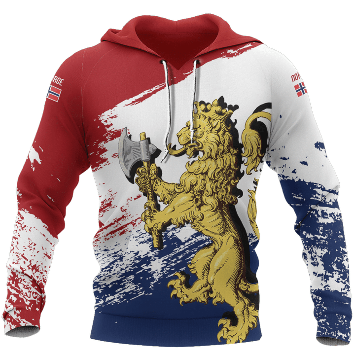 Norway Royal Lion Pullover Hoodie A0
