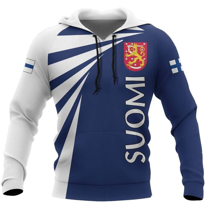 Finland Lion Hoodie Coat Of Arms NVD1258