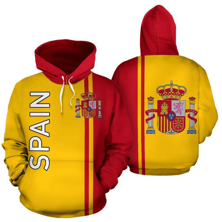 Spain All Over Hoodie - Straight Version - BN04