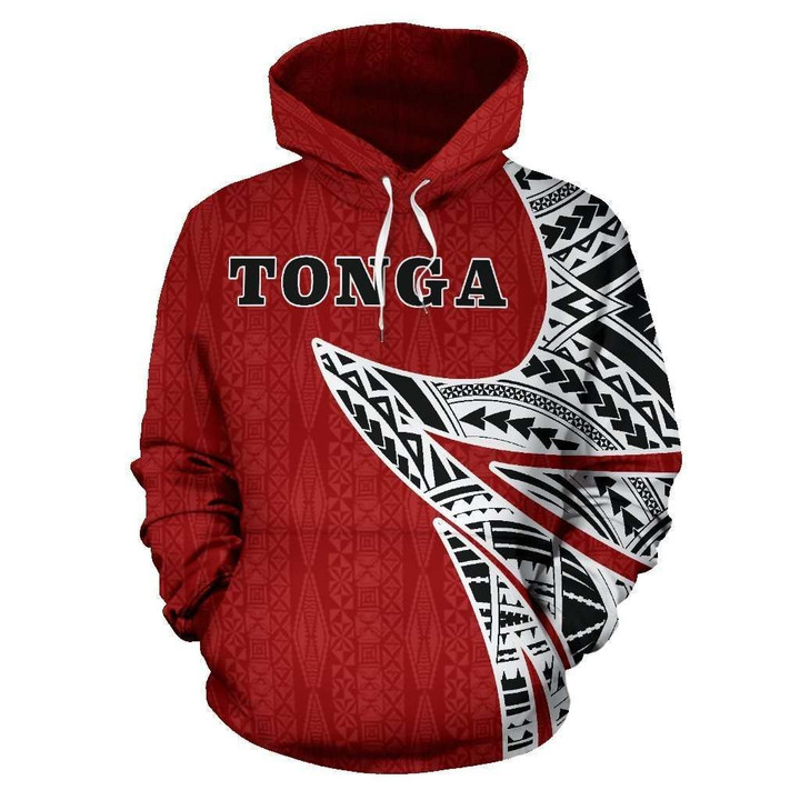 Tonga Coat Of Arms Polynesian Hoodie - Warrior Sytle NNK 1212