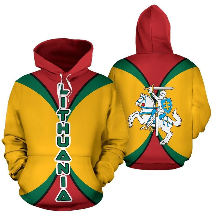 Lithuania All Over Hoodie - Impact Version