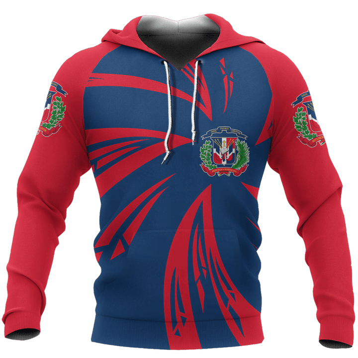 Dominican Republic Sport Hoodie - Cyclone Style NVD1291
