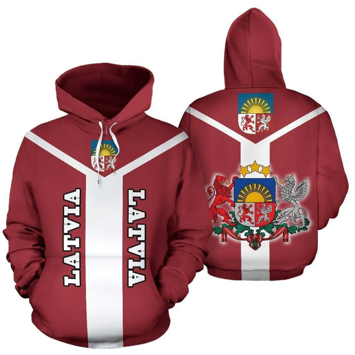 Latvia is My Homeland Pullover Hoodie