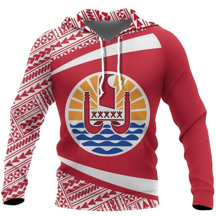 French Polynesia Coat Of Arms Hoodie NVD1204