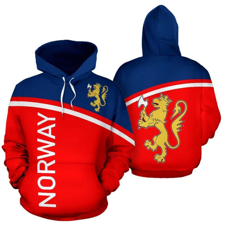 Norway All Over Hoodie - Curve Version - BN09