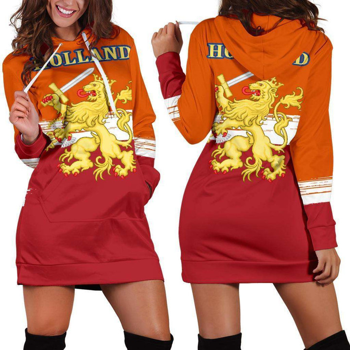 Netherlands Lion Special Hoodie Dress