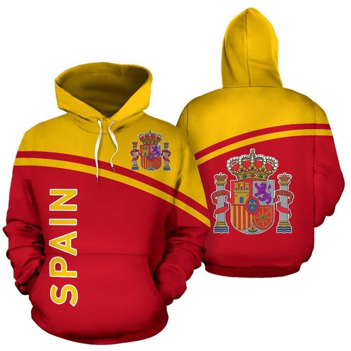 Spain All Over Hoodie - Curve Version - BN01