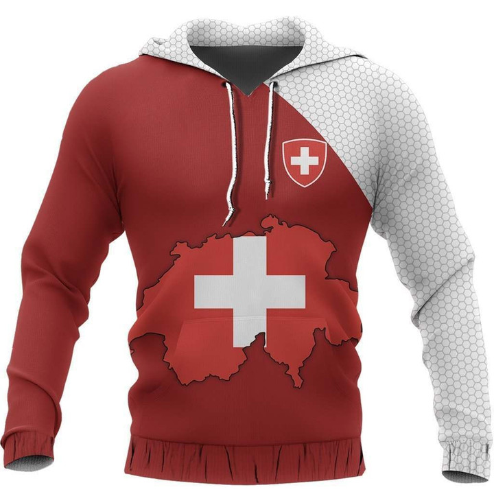 Switzerland Map Special Hoodie NNK13