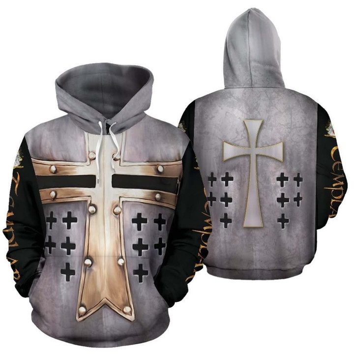 Viking Hoodie - Templar Cross K2