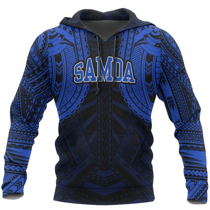American Samoa Spirit Hoodie (Blue) A6