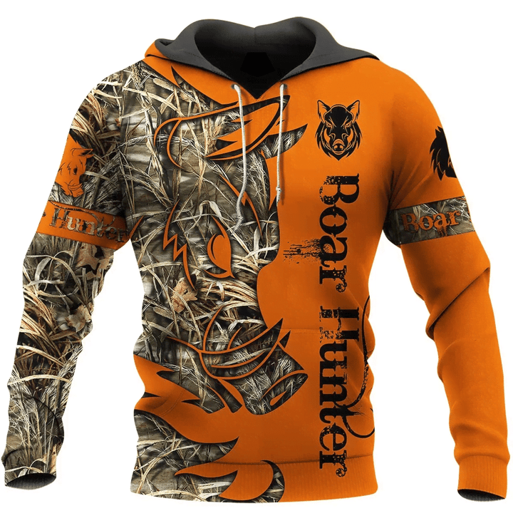 BOAR HUNTER 3D ALL OVER PRINTED SHIRTS FOR MAN, FOR WOMEN PL404