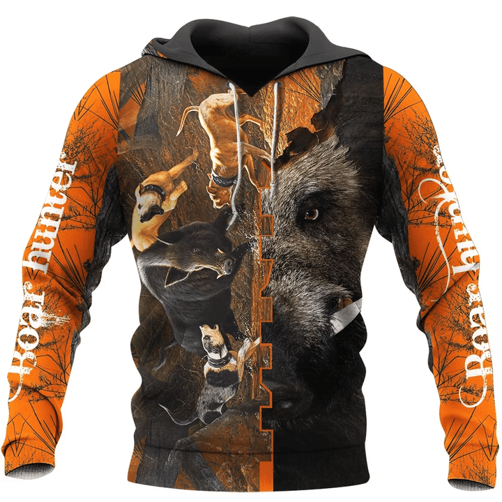 PL415 BEAUTIFUL BOAR HUNTING CAMO 3D ALL OVER PRINTED SHIRTS