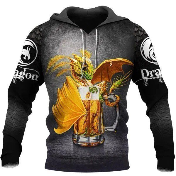 3D All Over Print Dragon Hoodie NM050933