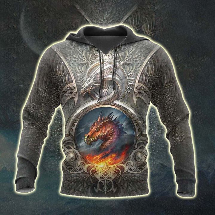 3D All Over Print Dragon Hoodie NM050905