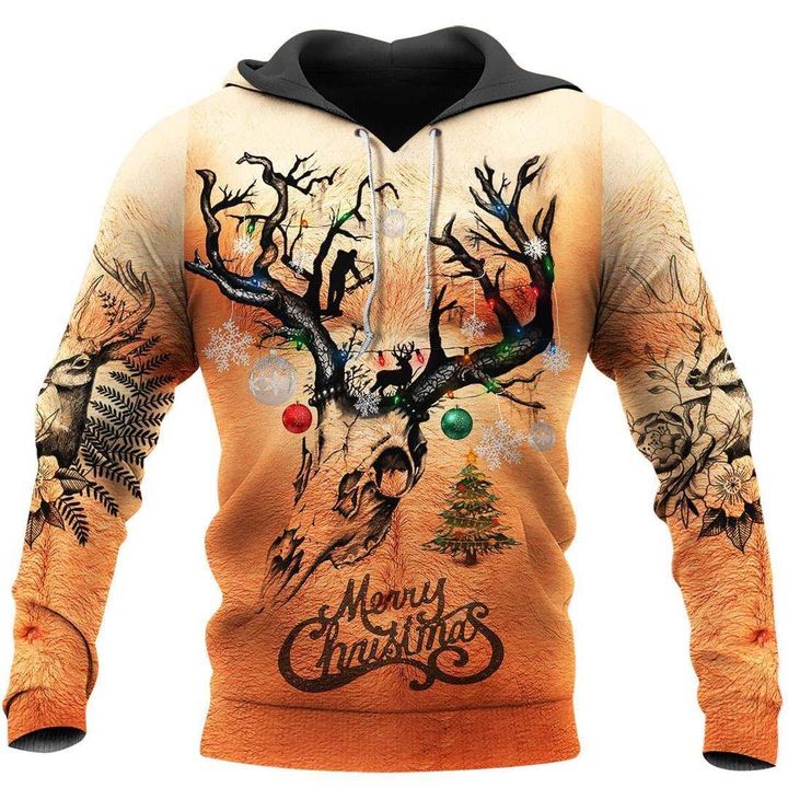 Deer Christmas 3D All Over Printed Shirts for Men and Women TT021002
