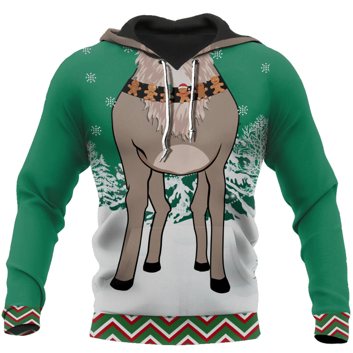 Deer Christmas 3D All Over Printed Shirts for Men and Women JJ03A
