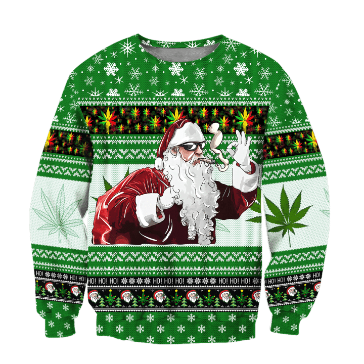 Christmas Santa Marijuana Pi181002