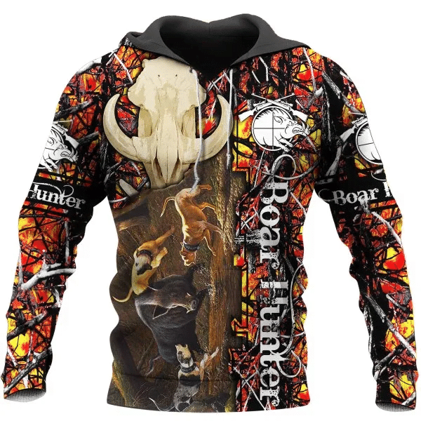 BOAR HUNTING 3D ALL OVER PRINTED SHIRTS FOR MAN & WOMEN PL460