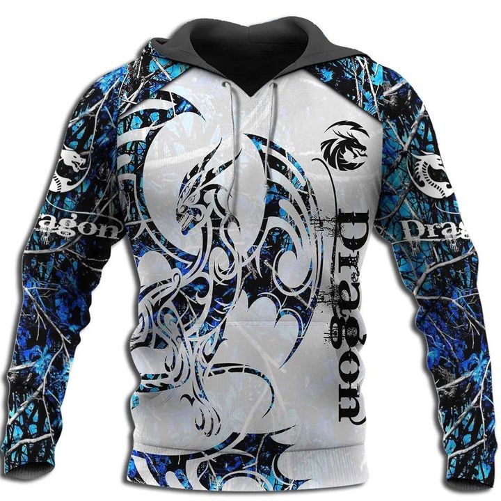 3D All Over Printed Dragon Hoodie NM050945