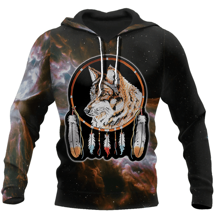 Native American Wolf 3D Shirts For Men And Women JJ25113